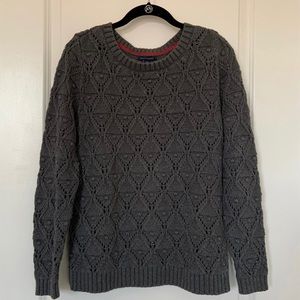 Tommy Hilfiger Large Pom Pom Knit Sweater